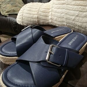 Lane Bryant Women's Navy Sandals